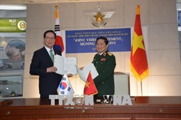Việt Nam - Hàn Quốc ký Tuyên bố tầm nhìn chung về hợp tác quốc phòng 